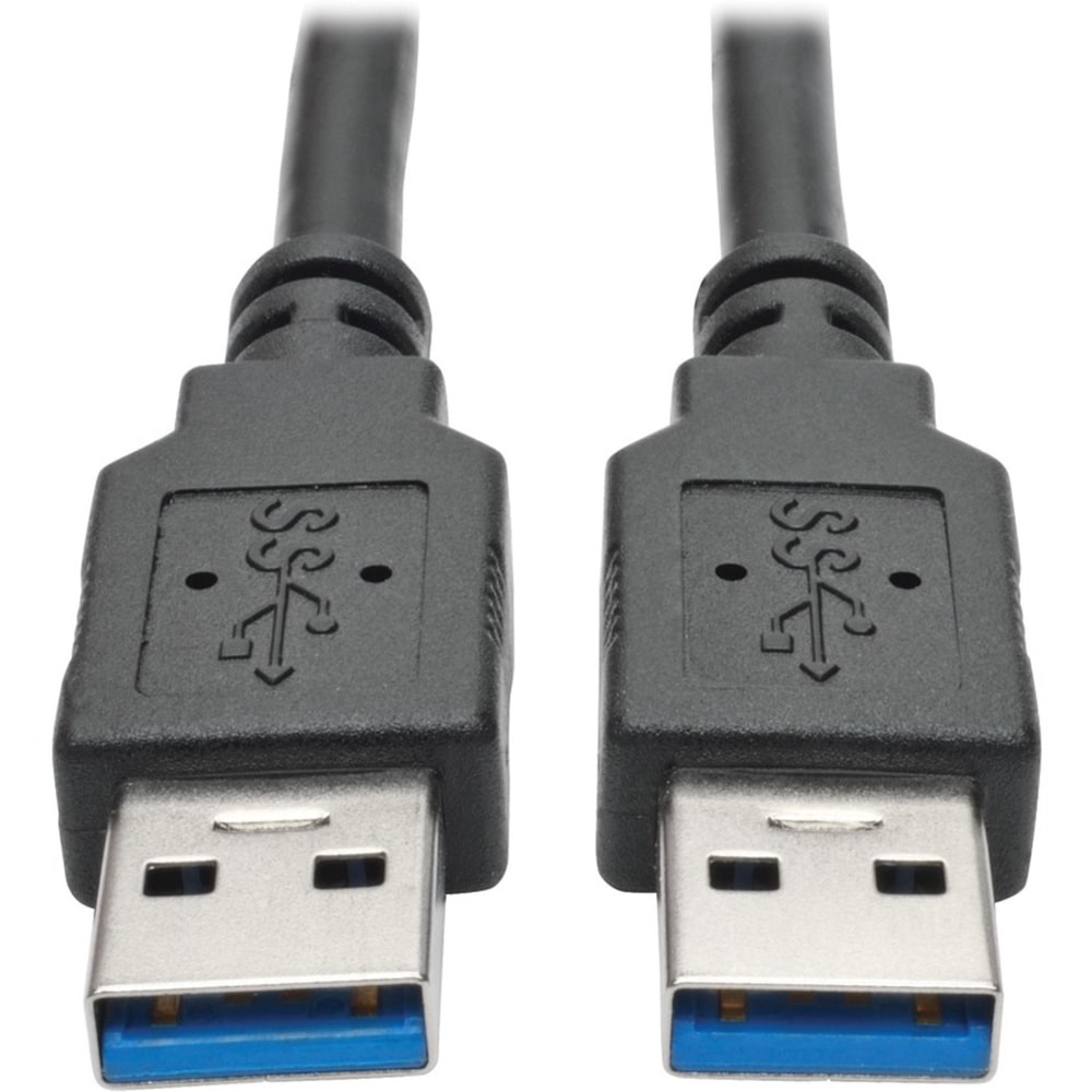 Eaton Tripp Lite Series USB 3.0 SuperSpeed A/A Cable (M/M), Black, 3 ft. (0.91 m) - USB cable - USB Type A (M) to USB Type A (M) - U320003BK MPN:U320-003-BK