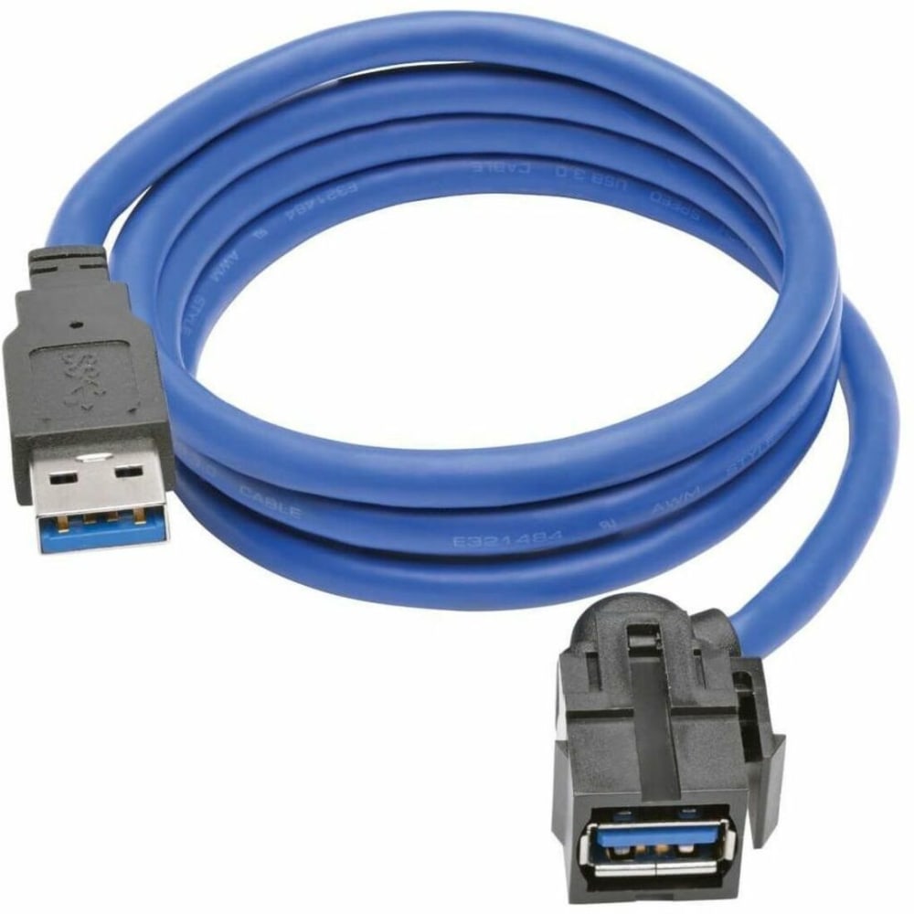Tripp Lite 3ft USB 3.0 Superspeed Keystone Jack Type-A Extension Cable M/F, U324003KJ MPN:U324-003-KJ
