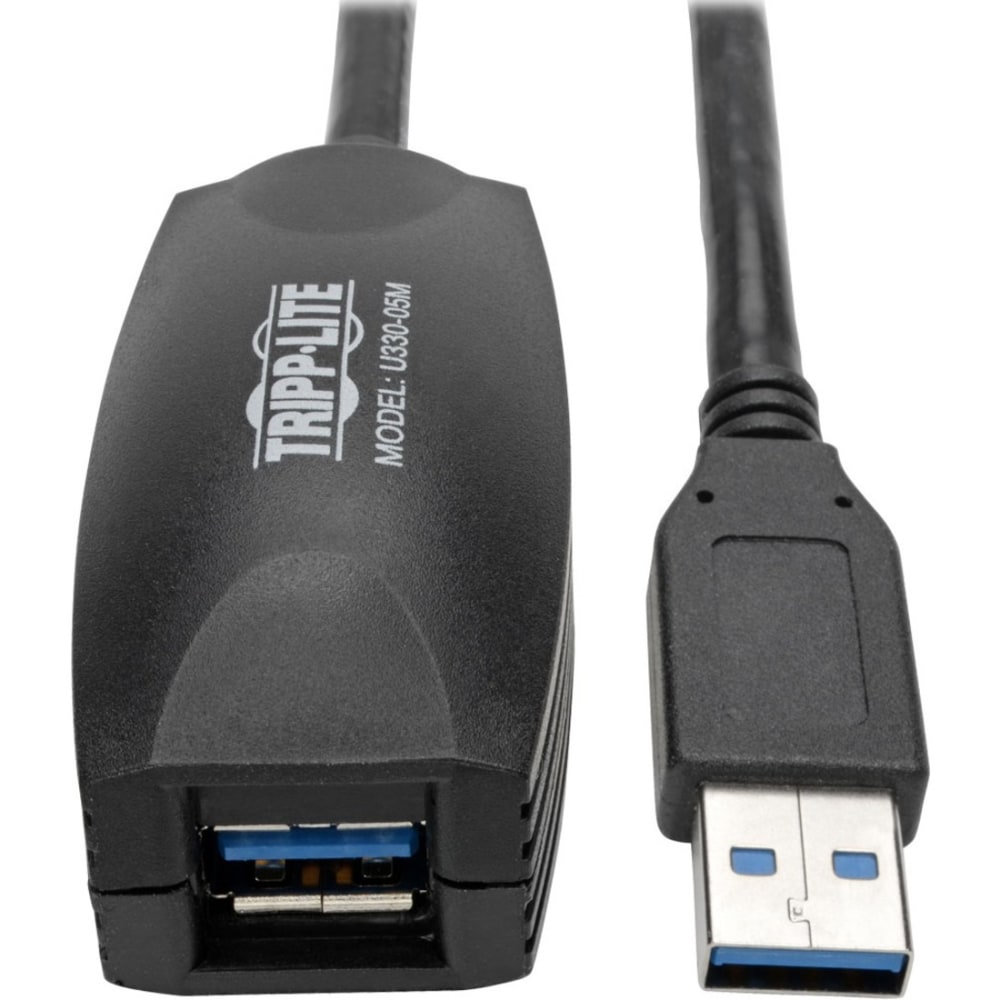 Eaton Tripp Lite Series 5M USB 3.0 SuperSpeed Active Extension Repeater Cable A M/F 16ft 16ft 5 Meter - U33005M MPN:U330-05M