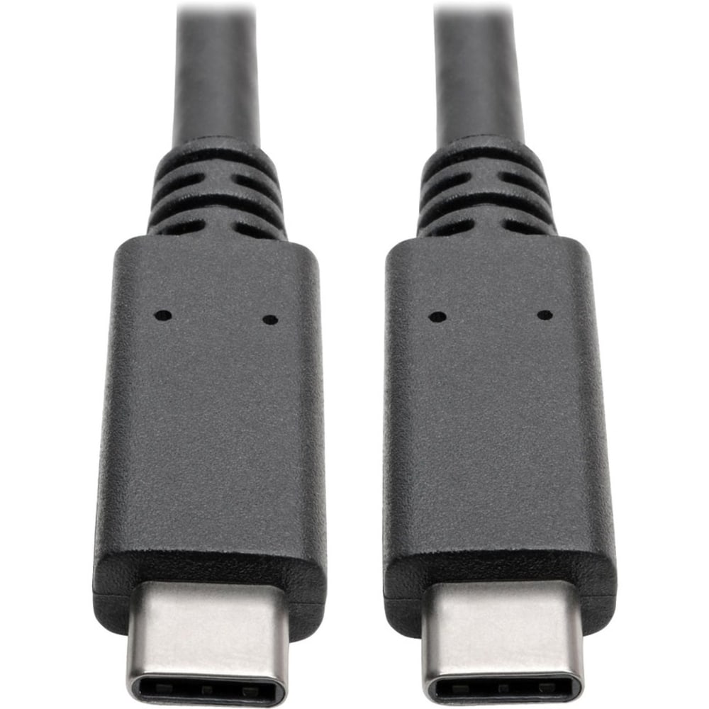 Tripp Lite USB C Cable USB 3.1 Gen 2 w/ 5A Rating 20V M/M USB Type C USB Type-C USB-C 3ft 3ft - USB - U420003G25A MPN:U420-003-G2-5A