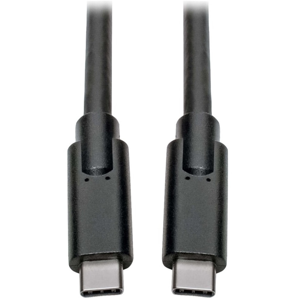 Tripp Lite USB C to USB Type C Cable 3.1 Gen 1, 5 Gbps 3A Rating M/M 10ft - 640 MB/s - 10 ft - 1x USB Type C Male Thunderbolt 3 - U420010 MPN:U420-010