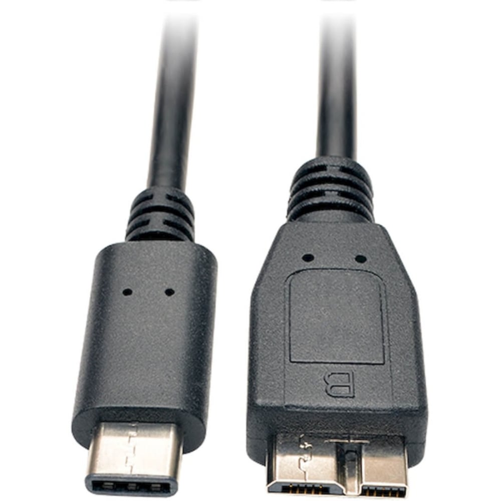 Eaton Tripp Lite Series USB-C to USB Micro-B Cable (M/M) - USB 3.2, Gen 1 (5 Gbps), Thunderbolt 3 Compatible, 3 ft. (0.91 m) - U426003 MPN:U426-003