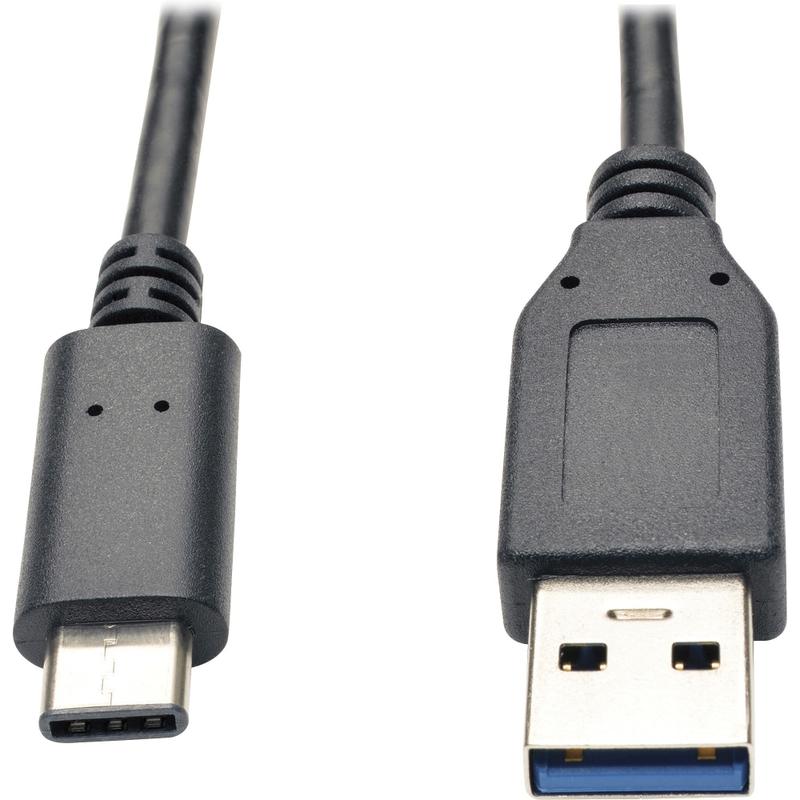 Eaton Tripp Lite Series USB-C to USB-A Cable (M/M), USB 3.2 Gen 1 (5 Gbps), Thunderbolt 3 Compatible, 3 ft. (0.91 m) - U428003 MPN:U428-003