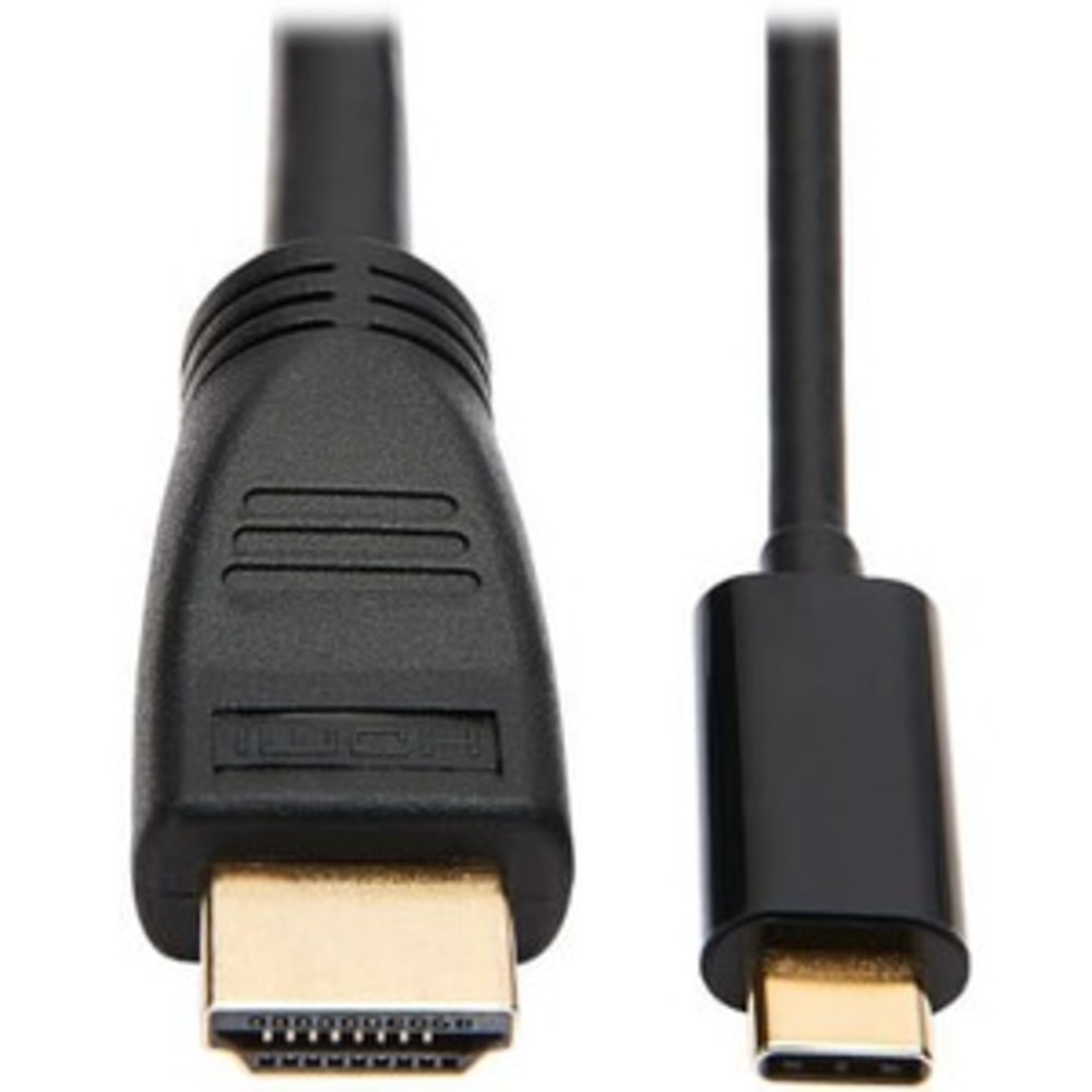 Tripp Lite by Eaton USB-C to HDMI Active Adapter Cable (M/M), 4K 60 Hz, 4:4:4, HDCP 2.2, Mid-Cable Adapter, Black, 6 ft. (1.8 m) MPN:U444-006-H4K6BM