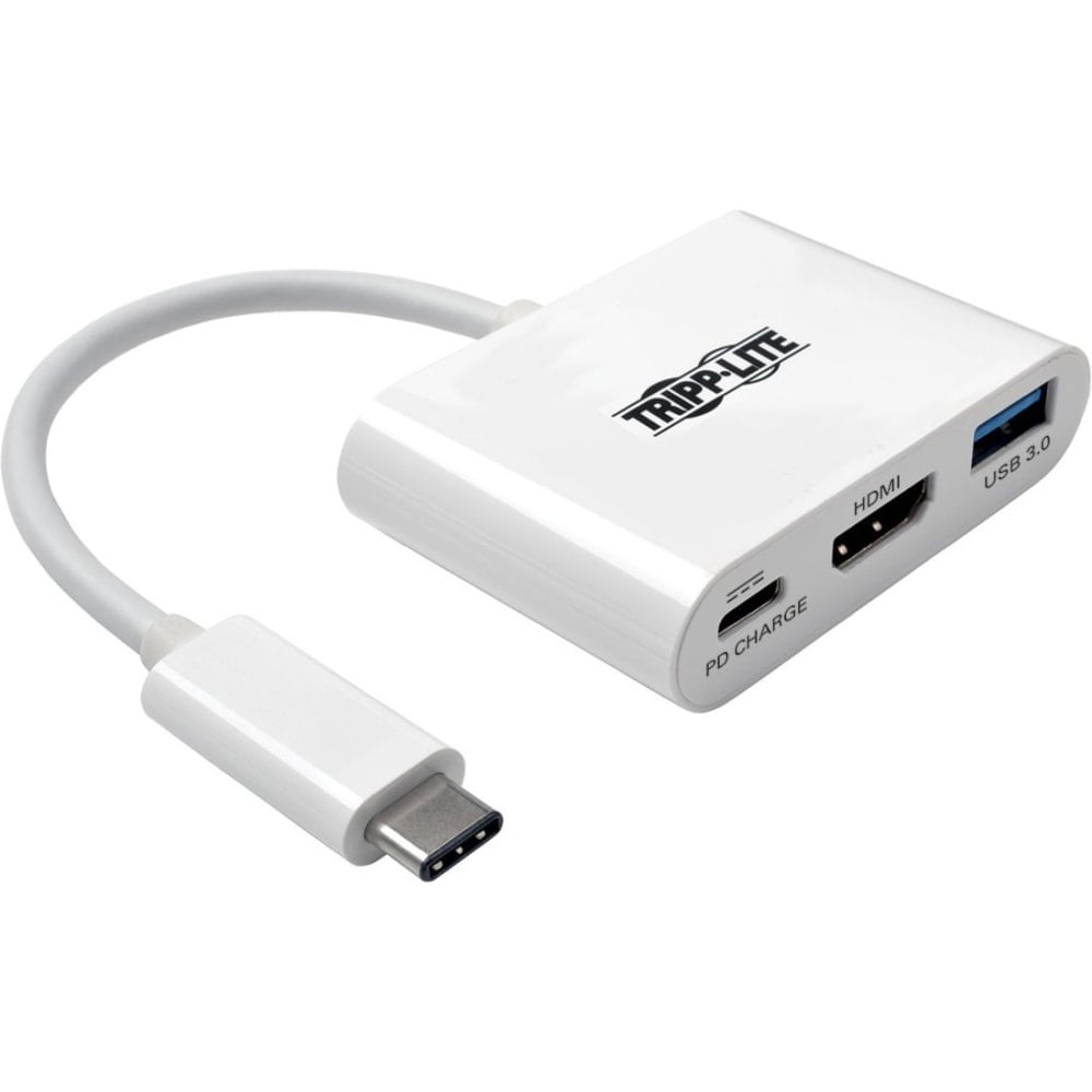 Eaton Tripp Lite Series USB C to HDMI Multiport Video Adapter Converter 1080p w/ USB-A Hub & USB-C PD Charging MPN:U444-06N-HU-C