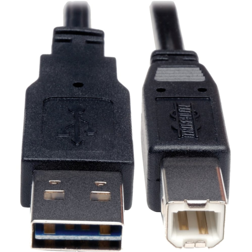 Eaton Tripp Lite Series Universal Reversible USB 2.0 Cable (Reversible A to B M/M), 1 ft. (0.31 m) - USB cable - UR022001 MPN:UR022-001