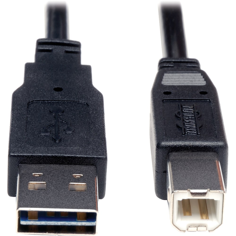 Eaton Tripp Lite Series Universal Reversible USB 2.0 Cable (Reversible A to B M/M), 6 ft. (1.83 m) - USB cable - UR022006 MPN:UR022-006
