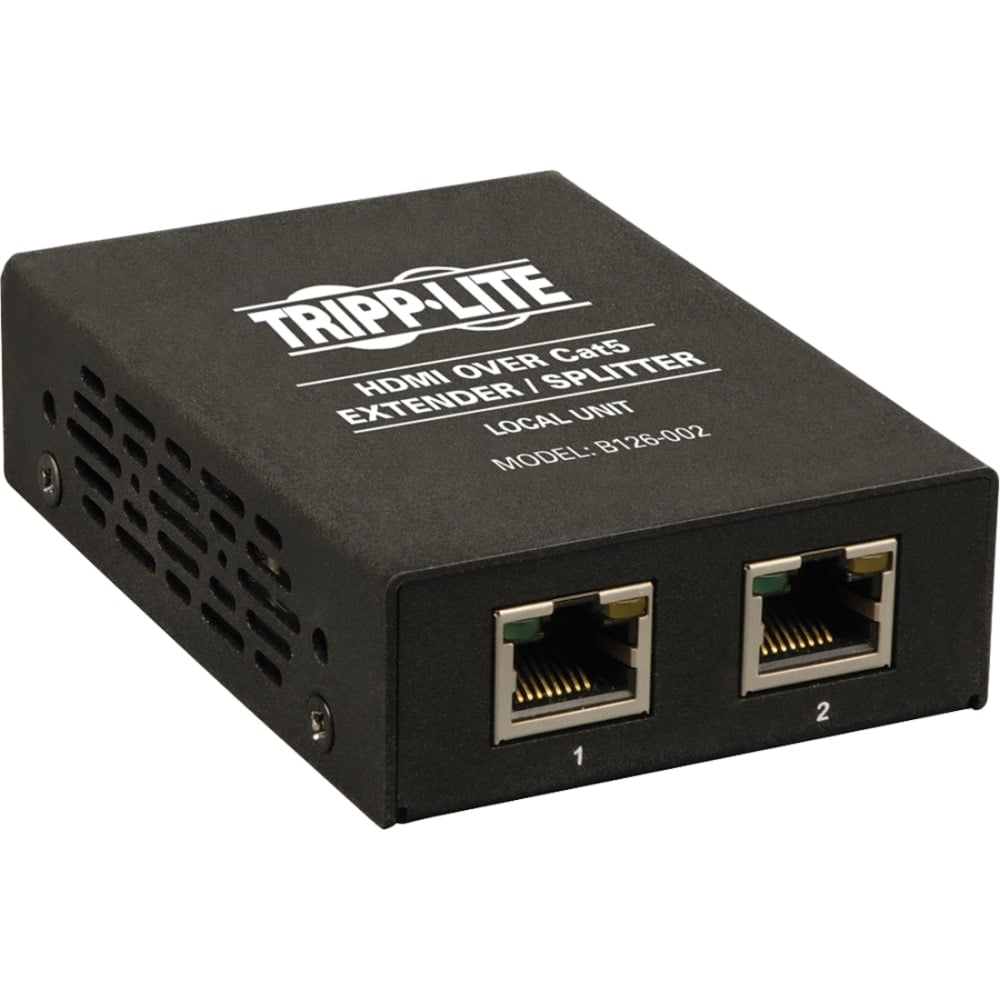 Eaton Tripp Lite Series 2-Port HDMI Over Cat5/Cat6 A/V Extender/Video Splitter 1080p 150ft - Video/audio extender - B126002 MPN:B126-002