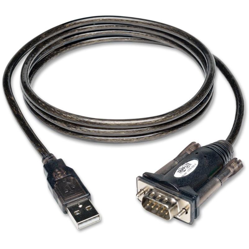 Tripp Lite by Eaton USB-A to RS-232 (DB9) Serial Adapter Cable (M/M) 5 ft. (1.5 m) - (A-M to DB9-M) MPN:U209-000-R