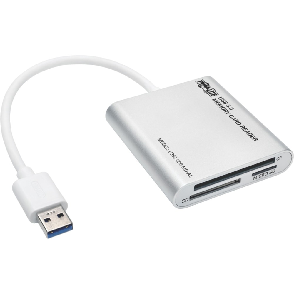 Eaton Tripp Lite Series USB 3.0 SuperSpeed Multi-Drive Memory Card Reader/Writer Aluminum 5Gbps MPN:U352-000-MD-AL