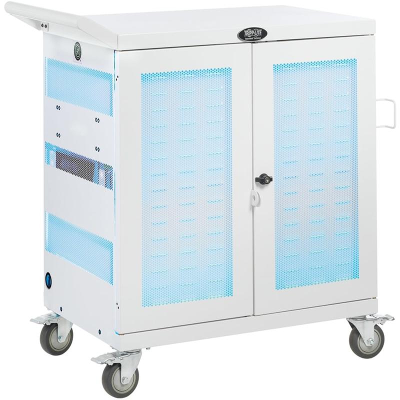 Eaton Tripp Lite Series Safe-IT UV Sanitizing Charging Cart 32-Port USB Antimicrobial - CSC32USBWHG MPN:CSC32USBWHG