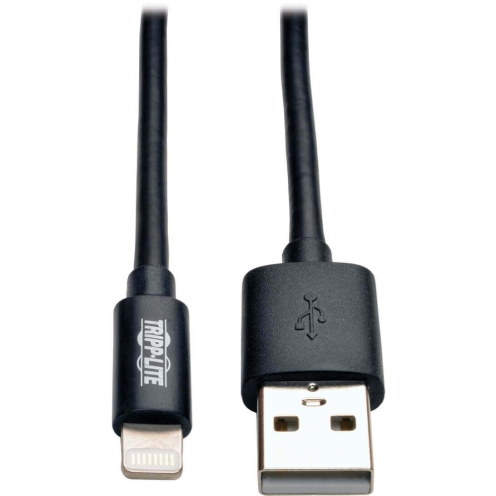 Eaton Tripp Lite Series USB-A to Lightning Sync/Charge Cable (M/M) - MFi Certified, Black, 3 ft. (0.9 m) - M100003BK MPN:M100-003-BK