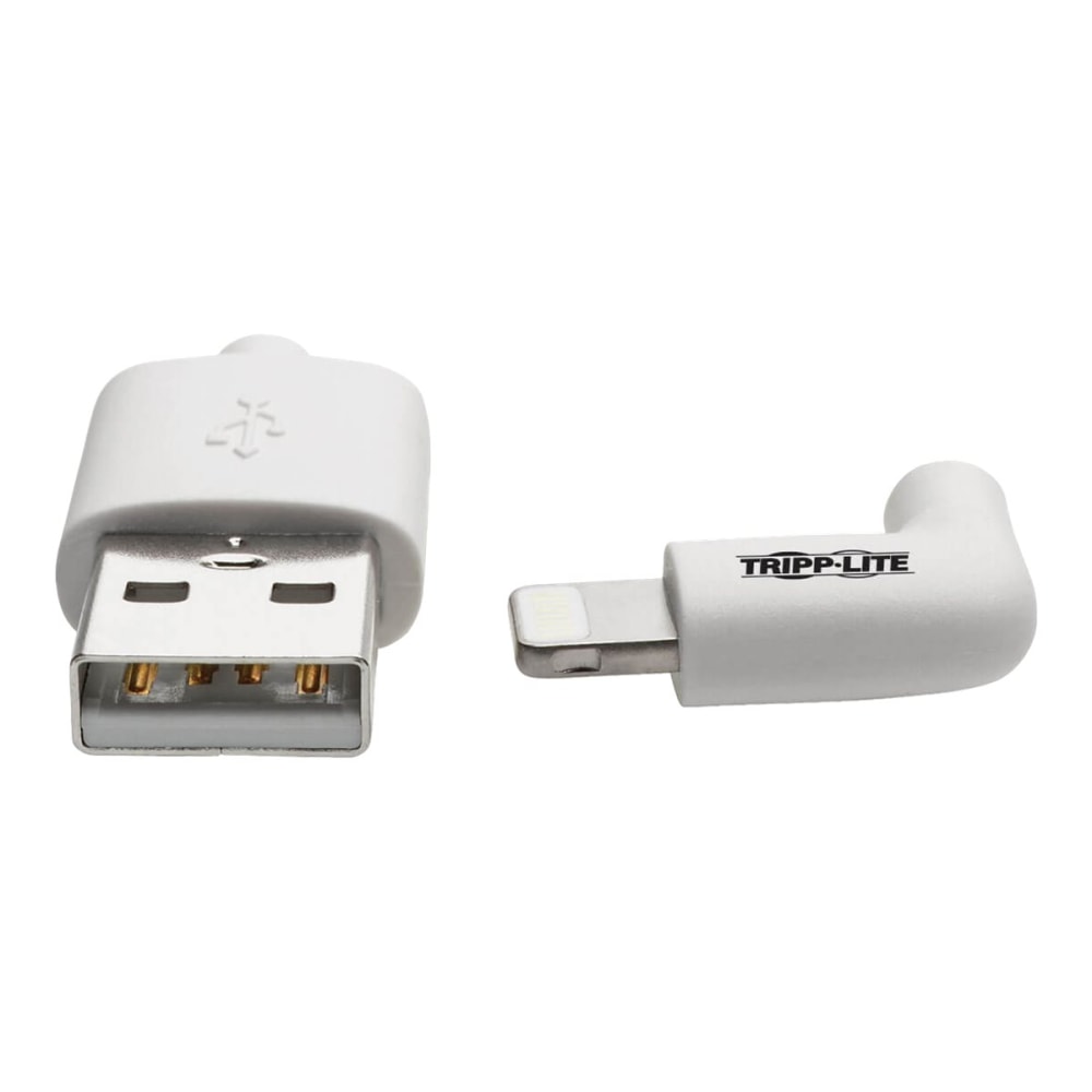 Tripp Lite Lightning to USB Sync Charge Cable Right-Angle - M100003LRAWH MPN:M100-003-LRA-WH