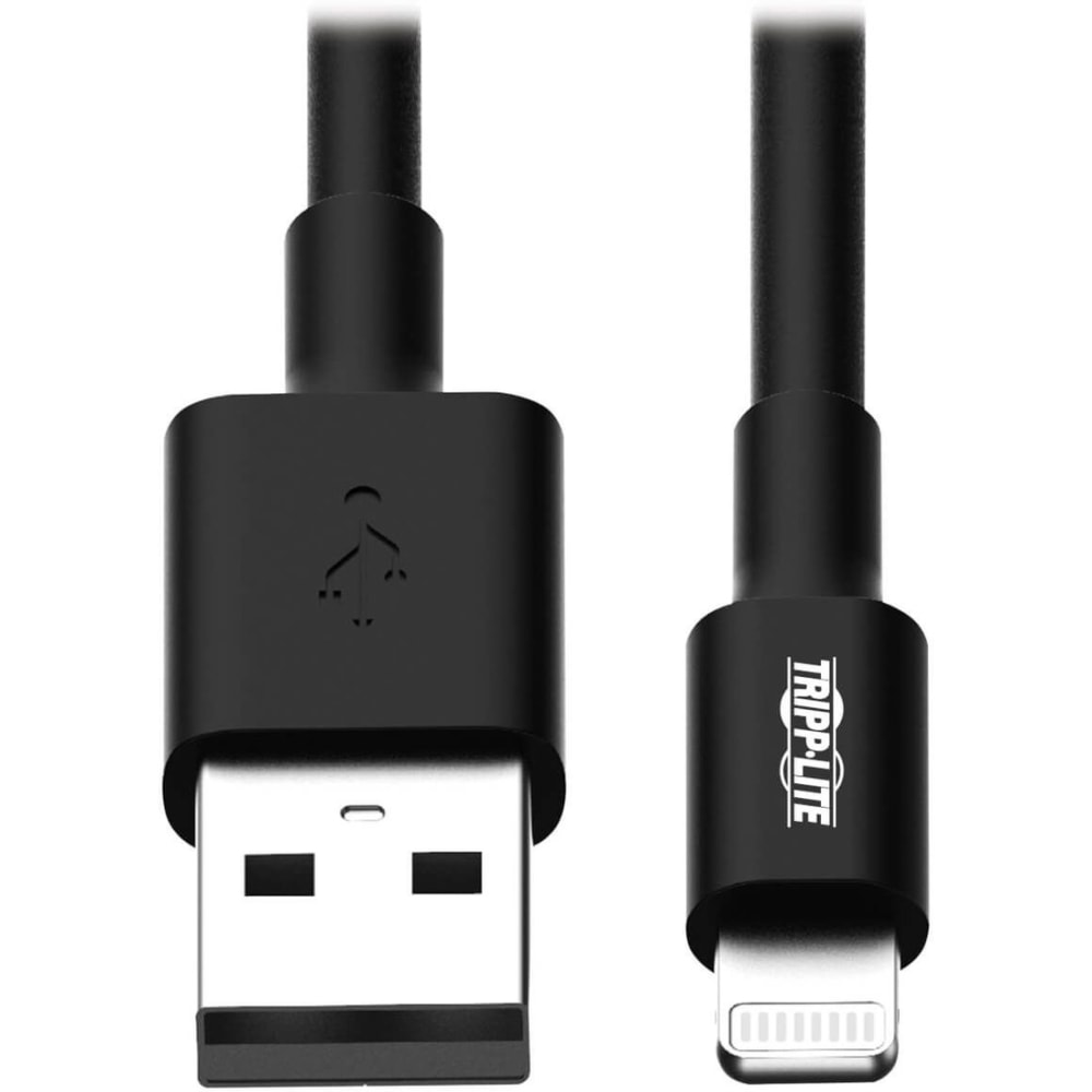 Eaton Tripp Lite Series USB-A to Lightning Sync/Charge Cable (M/M) - MFi Certified, Black, 10 ft. (3 m) - M100010BK MPN:M100-010-BK
