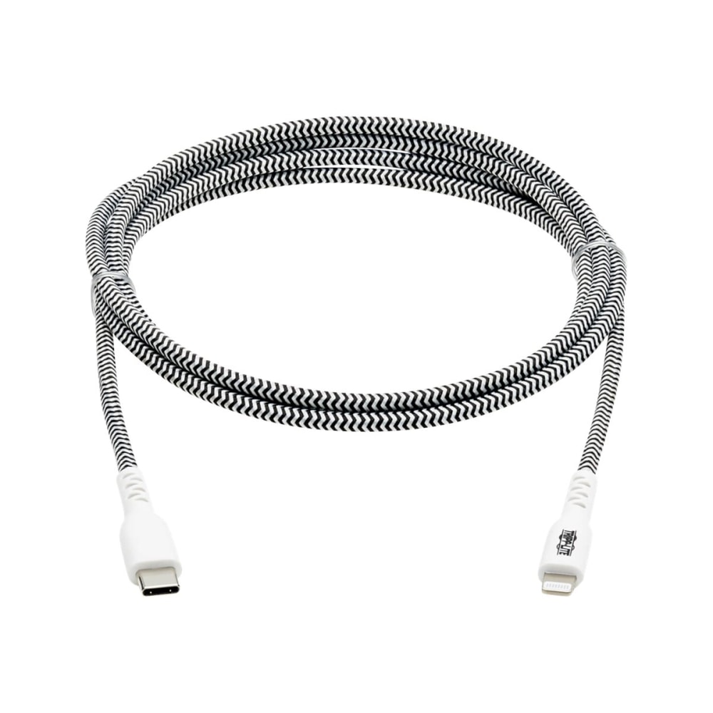Tripp Lite M102-006-HD Heavy-Duty USB-C to Lightning Cable (M/M), 6 ft. - First End: 1x Type C Male USB - M102006HD MPN:M102-006-HD