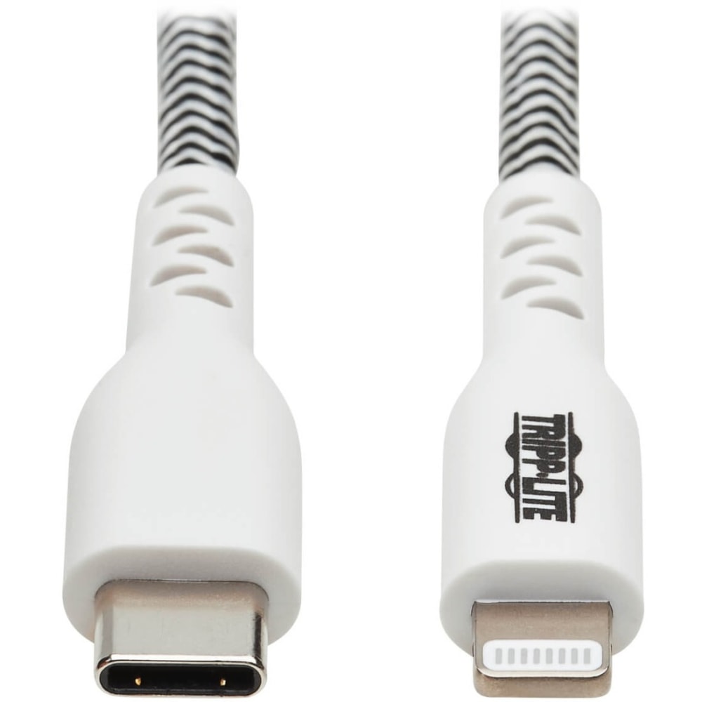 Tripp Lite Heavy-Duty USB-C to C94 Lightning Cable (M/M), 10 ft. - First End: 1x Type C Male USB - Second End: 1x Lightning Male Proprietary Connector MPN:M102-010-HD