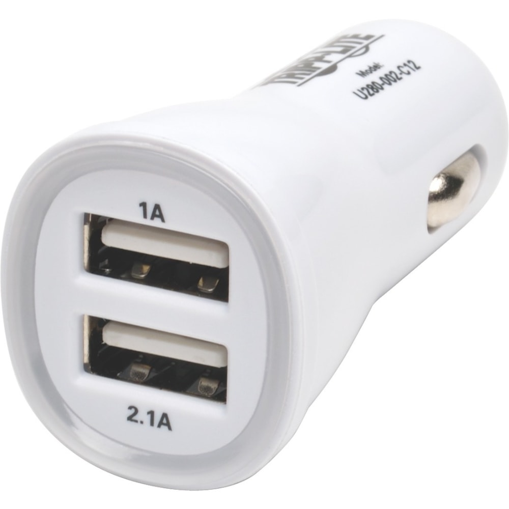 Eaton Tripp Lite Series Dual USB Tablet Phone Car Charger High Power Adapter 5V/3.1A 15.5W - Car power adapter - U280002C12 MPN:U280-002-C12