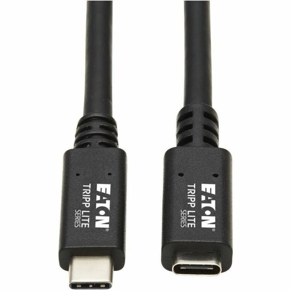 Tripp Lite U421-003 USB-C Extension Cable, M/F, Black, 3 ft. (0.9 m) - 3 ft Thunderbolt 3 Data Transfer Cable - U421003 MPN:U421-003