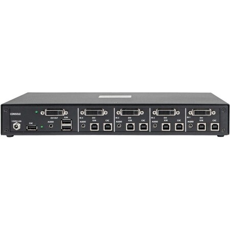 Secure KVM Switch 4-Port DVI + Audio NIAP PP3.0 Certified w/ CAC MPN:B002-DV1AC4