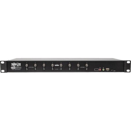 KVM Switch DVI USB w/ Audio & USB Peripheral Sharing 1URM 8-Port MPN:B024-DUA8-DL
