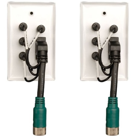 Easy Pull Connector, RCA, VGA, F/F, 3.5mm MPN:EZA-VGACSAF-2