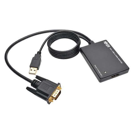 VGA to HDMI, Converter/Adapter, USB, Audio MPN:P116-003-HD-U