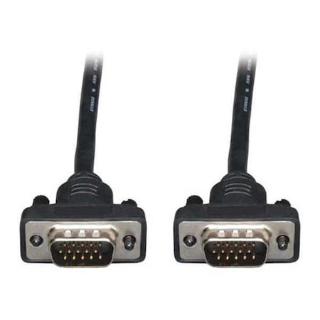 Coax Cable, VGA, HD15, Low Profile, RGB, 3ft MPN:P502-003-SM