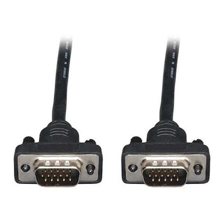 Coax Cable, VGA, HD15, Low Profile, RGB, 50ft MPN:P502-050-SM