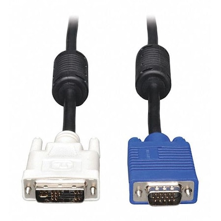 DVI to VGA Cable, RGB, DVI-A, HD15 M/M, 3ft MPN:P556-003