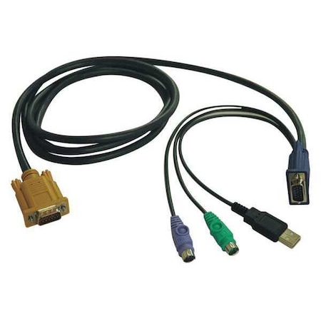 USB/PS2 Cable, B020-U08/U16, B002-U16, 6ft MPN:P778-006