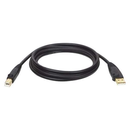 USB 2.0 Hi-Speed A/B Cable 10Ft, Black MPN:U022-010