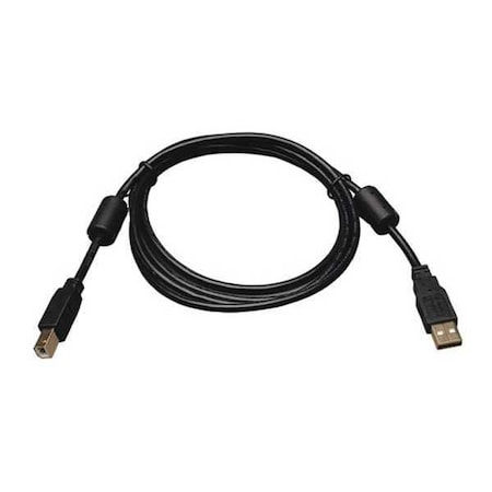 USB 2.0 Cable, Hi-Speed A/B, Choke, M/M, 3ft MPN:U023-003