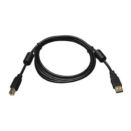 USB 2.0 Cable, Hi-Speed A/B, Choke, M/M, 6ft MPN:U023-006