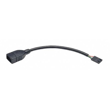 USB 2.0 Cable, USB Female, 4-Pin IDC, 6