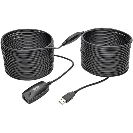 USB 2.0 Hi-Speed Active Extension Repeater Cable USB-A M/F 15M MPN:U026-15M