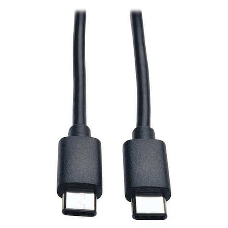 USB 2.0 Cable, Hi-Speed, Type C-C, M/M, 6ft MPN:U040-006-C