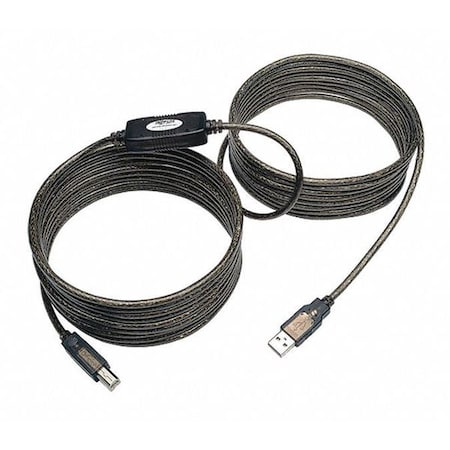 USB 2.0 Cable, A/B Repeater, M/M, 25