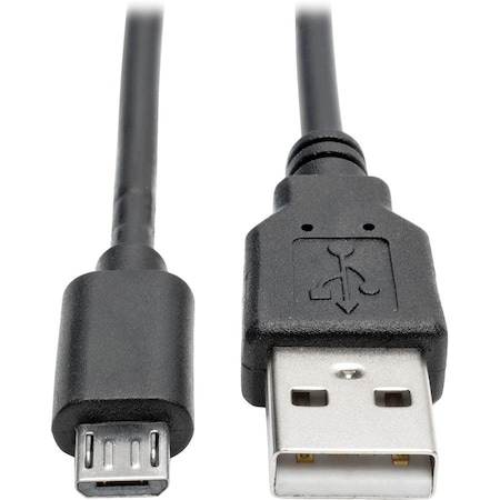 USB 2.0 Hi-Speed A to Micro-B-USB Cable Coiled M/M 6FT 6ft MPN:U050-006-COIL