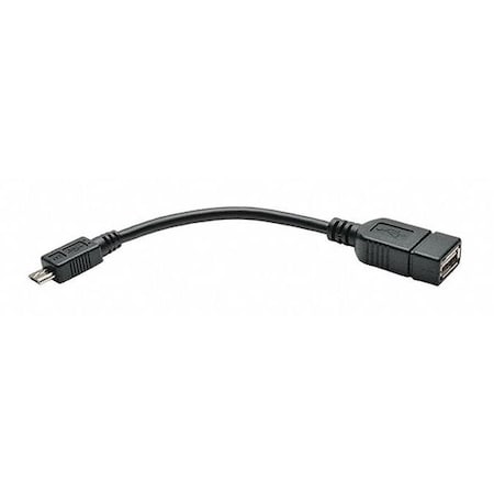 Micro USB Adapter Cable, Micro, M/F, 6