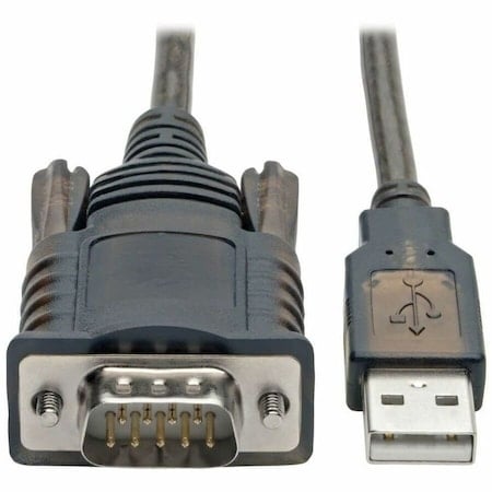 FTDI USB to Serial RS-232 Adapter Cable w/ COM Retention M/M 5ft MPN:U209-005-COM