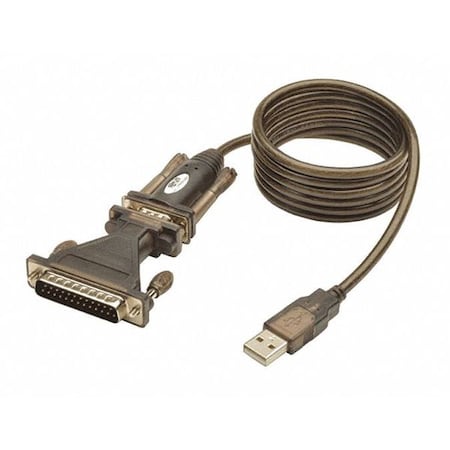 USB Cable, Serial Adapter, DB25, M/M, 5ft MPN:U209-005-DB25
