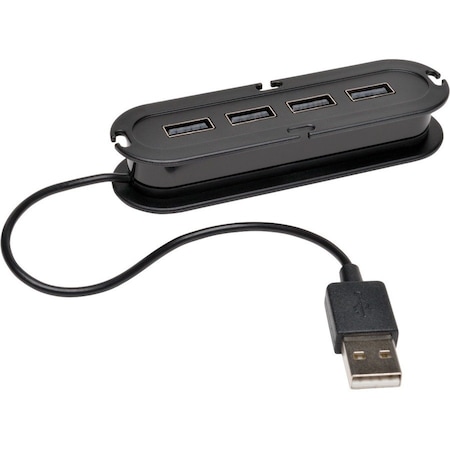 USB 2.0 Hub, Hi-Speed, 4-Port, Ultra-Mini MPN:U222-004