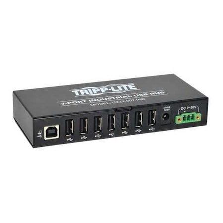 USB 2.0 Hub, Hi-Speed, 7-Port, Rugged, Mount MPN:U223-007-IND