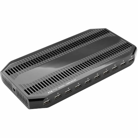 USB Charger, Adjust, 10 port, 12V, 8A/96W MPN:U280-010-ST