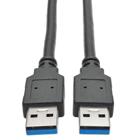 USB 3.0 SuperSpeed A/A Cable M/M 28/24 AWG 5 Gbps Black 6FT 6ft MPN:U320-006-BK