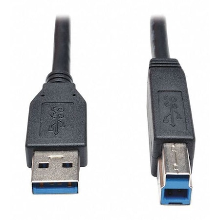 USB 3.0 Cable, SuperSpeed, AB M/M, 6ft MPN:U322-006-BK