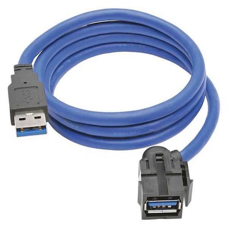 USB Cable, SuperSpeed, Keystone, M/F, 3ft MPN:U324-003-KJ