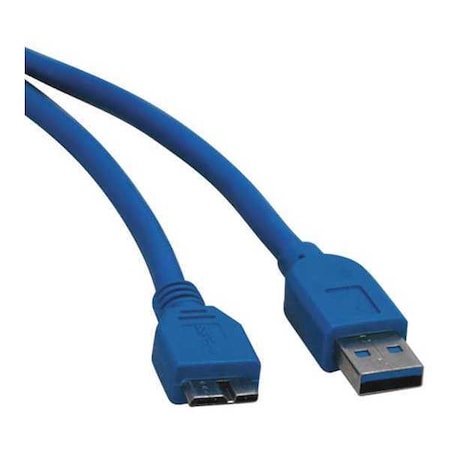 USB 3.0 Cable, SuperSpeed, A, Micro-B, 3ft MPN:U326-003
