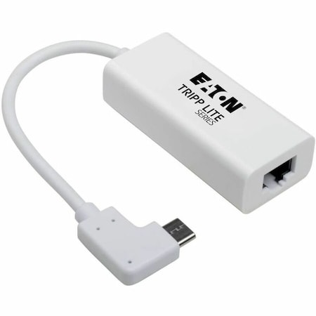 USB C to Gigabit Adapter Converter USB 3.1 Right-Angle White 6in MPN:U436-06N-GBW-RA