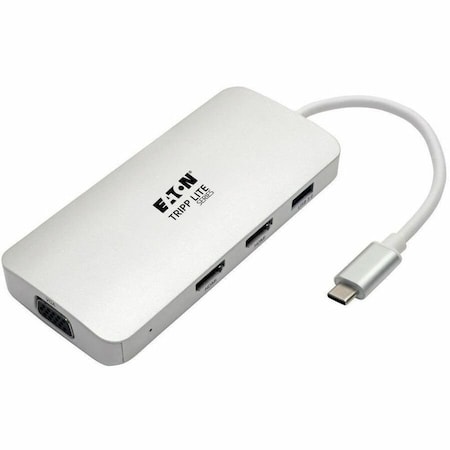 USB C Docking Station w/USB Hub, 2x HDMI, VGA, PD Charging 1080p MPN:U442-DOCK12-S